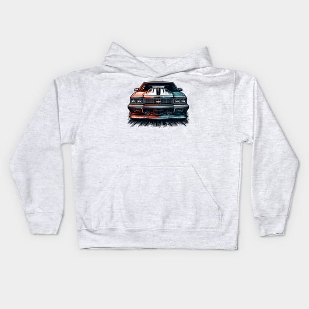 Chevy Caprice Kids Hoodie by Vehicles-Art